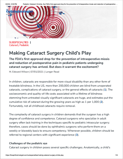 Thumbnail of Making Cataract Surgery Child’s Play pdf