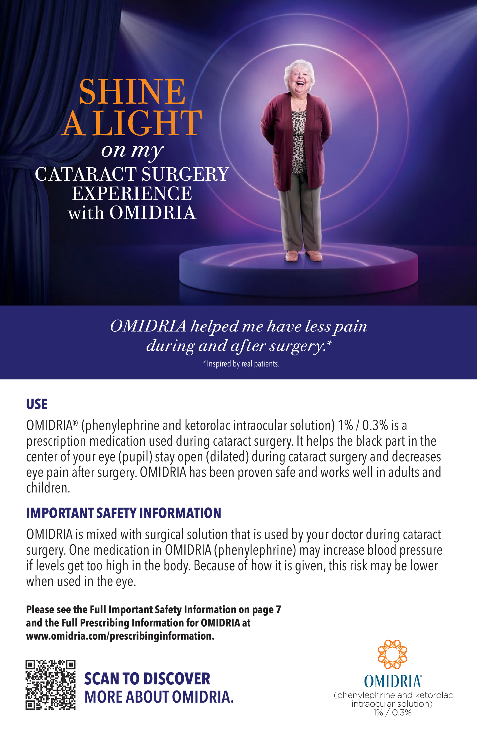 Thumbnail of OMIDRIA Patient Brochure